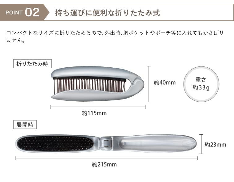 Amazon | ケアファクター 除電ブラシ（CF除電ブラシ） (コンパクト